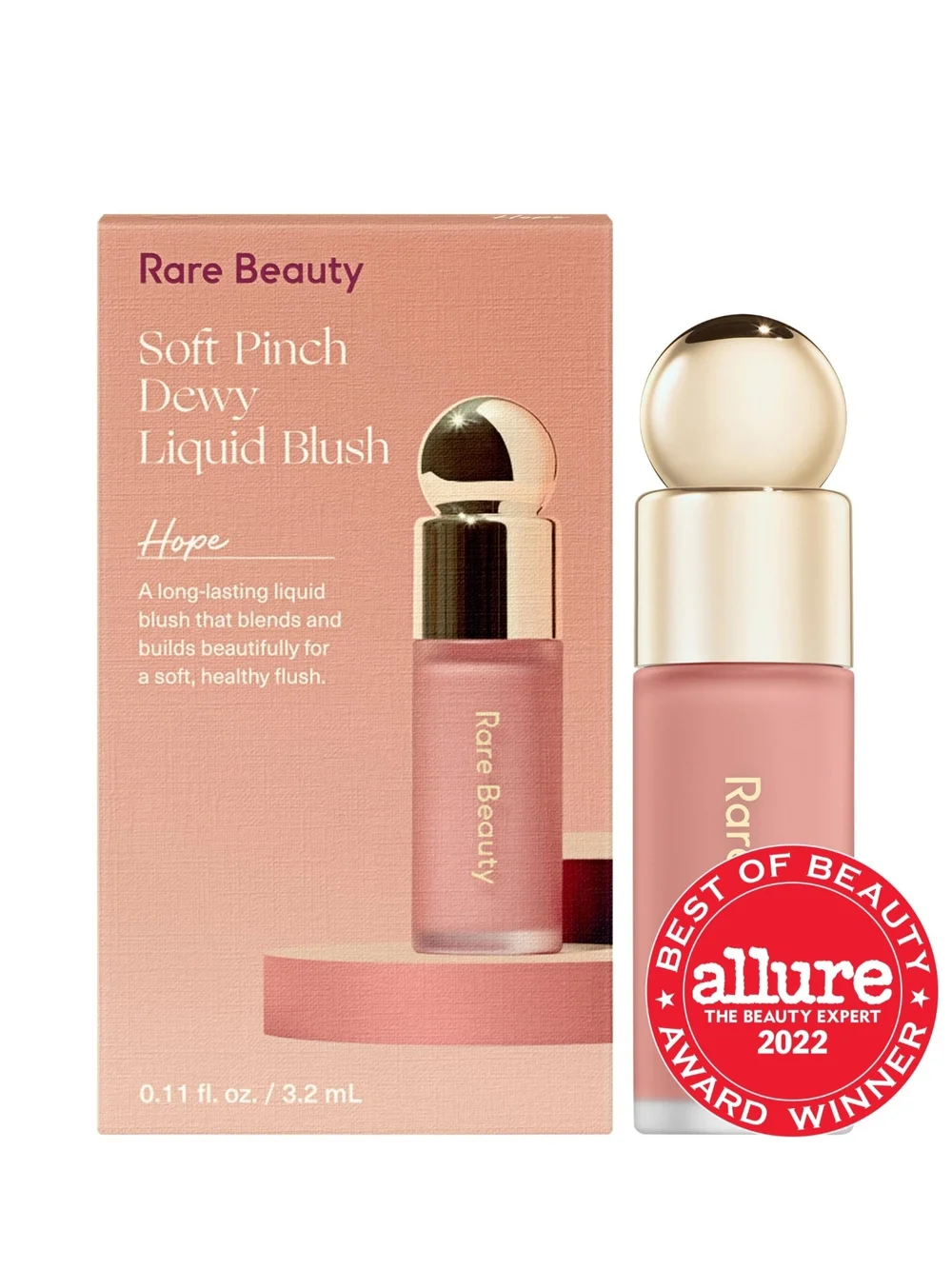Rare Beauty Soft Pinch Dewy Liquid Blush — Hope NIB